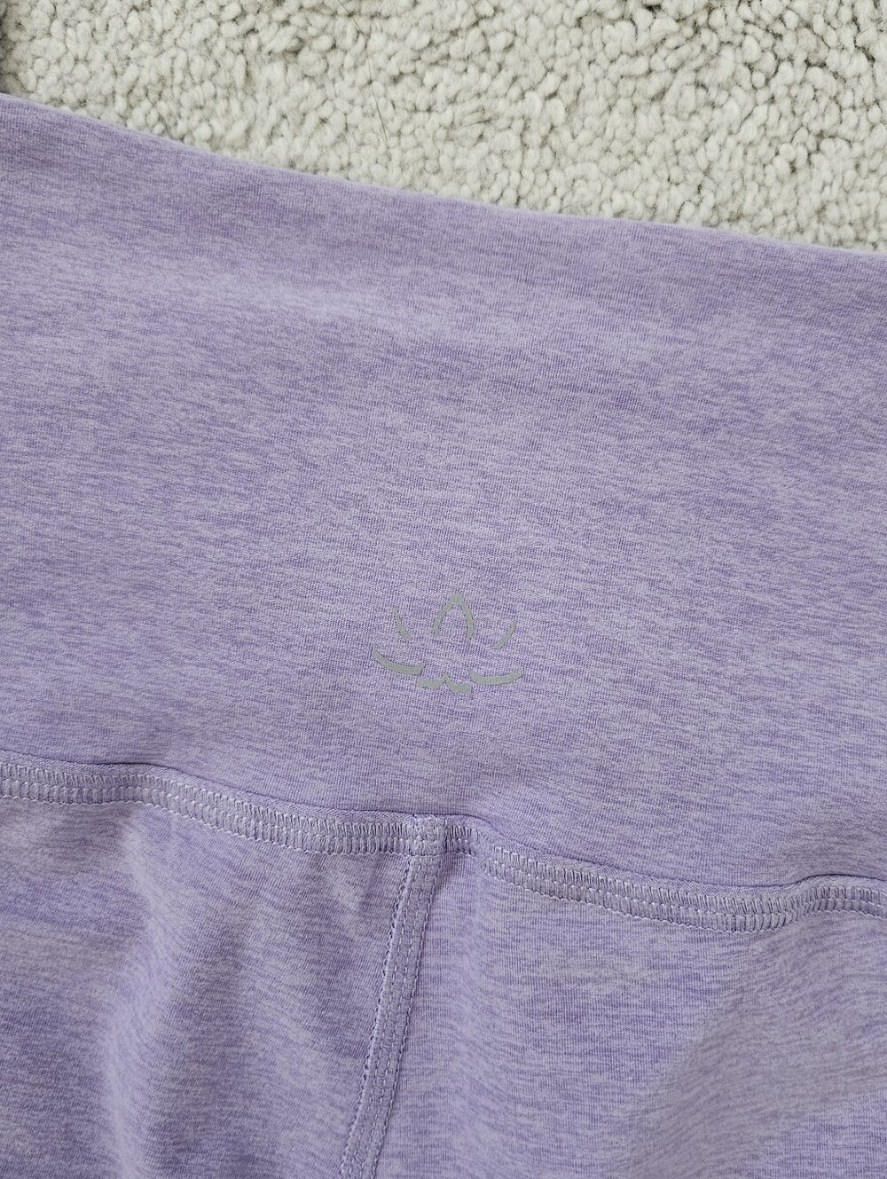 Beyond Yoga Spacedye At Your Leisure 25" Legging Womens Medium Lilac Heathered - Picture 4 of 6